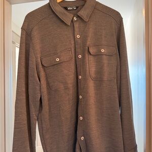 Stio Brown Casual Button Down Shirt